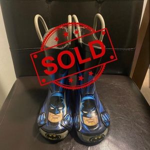 Toddler Batman Rain Boots Size 8
